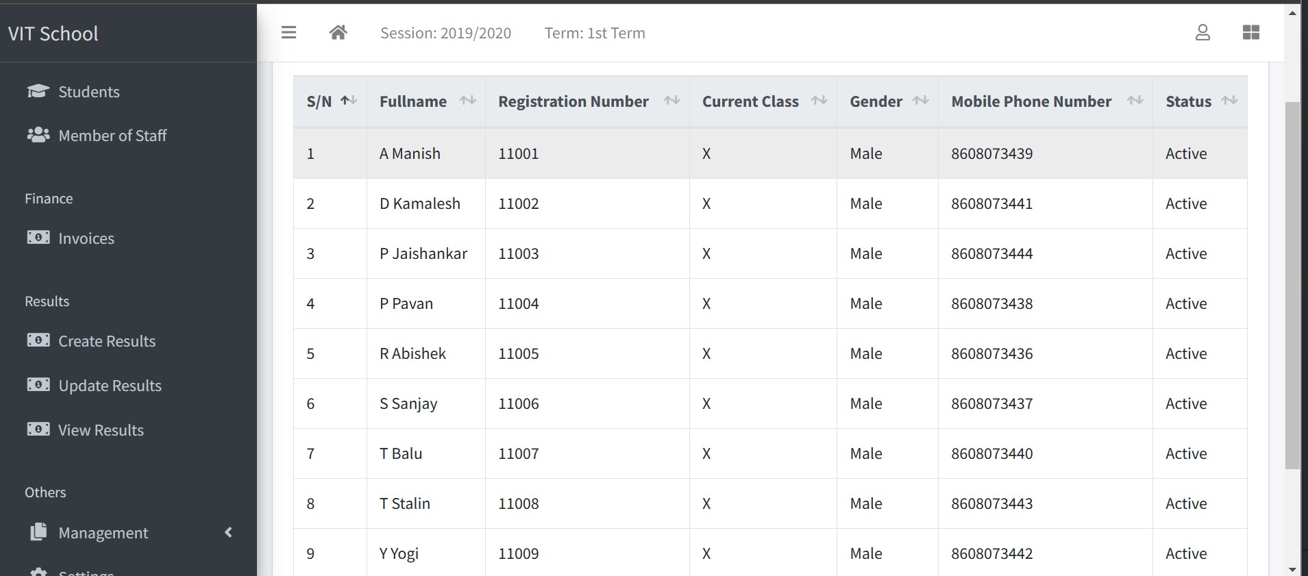 Add Student